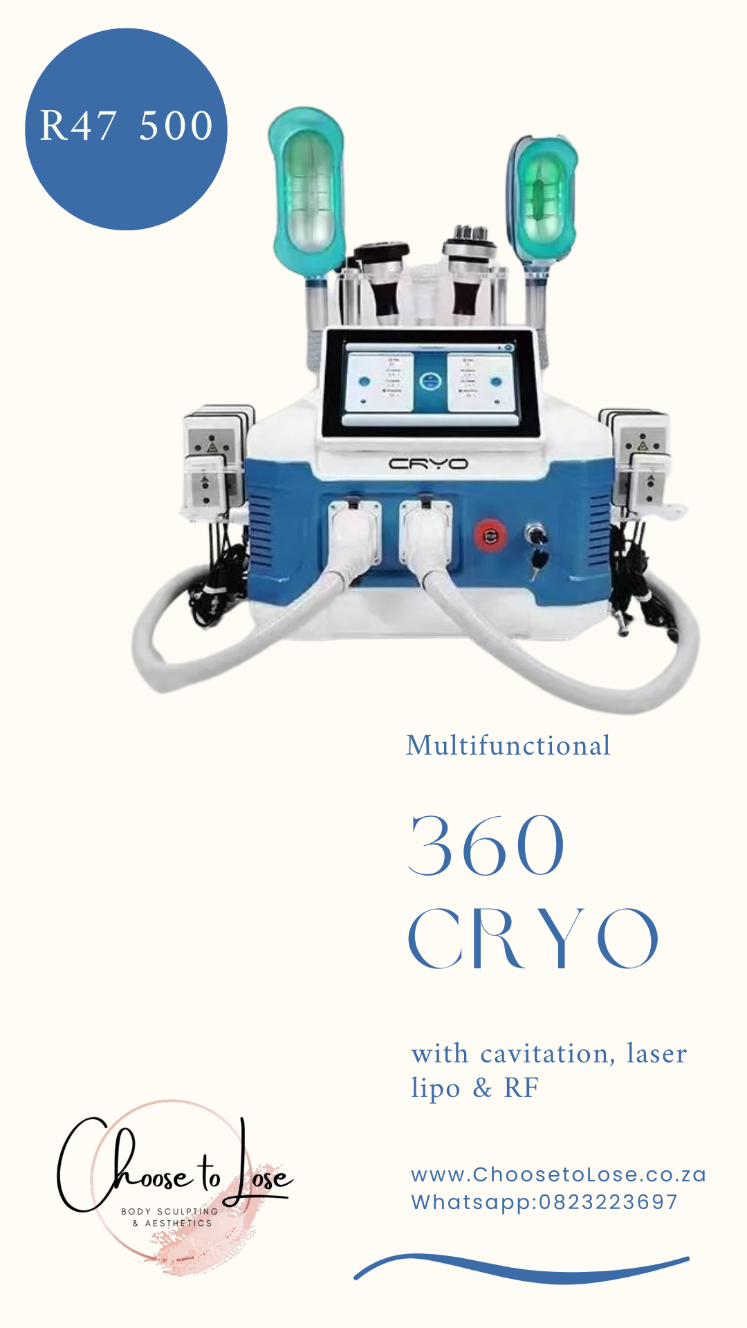 360 Cryo - 5 in 1 machine