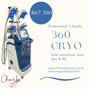 4 Handle Cryolipolysis Machine - Multi functional 360